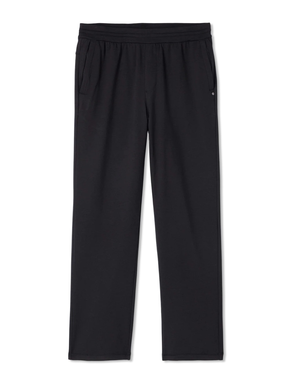 Vuori Coronado Men's Black Activewear Straight Leg Pants Elastic Large